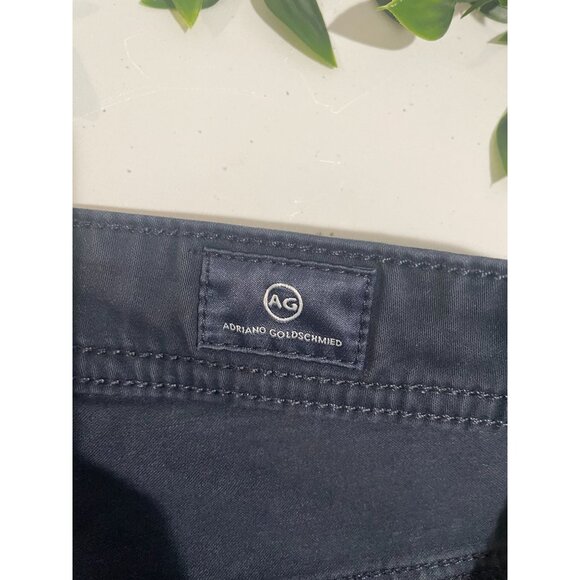 Adriano Goldschmied Pants Men 31x32 Black Chino The Everett Slim Straight Pocket - Picture 7 of 14